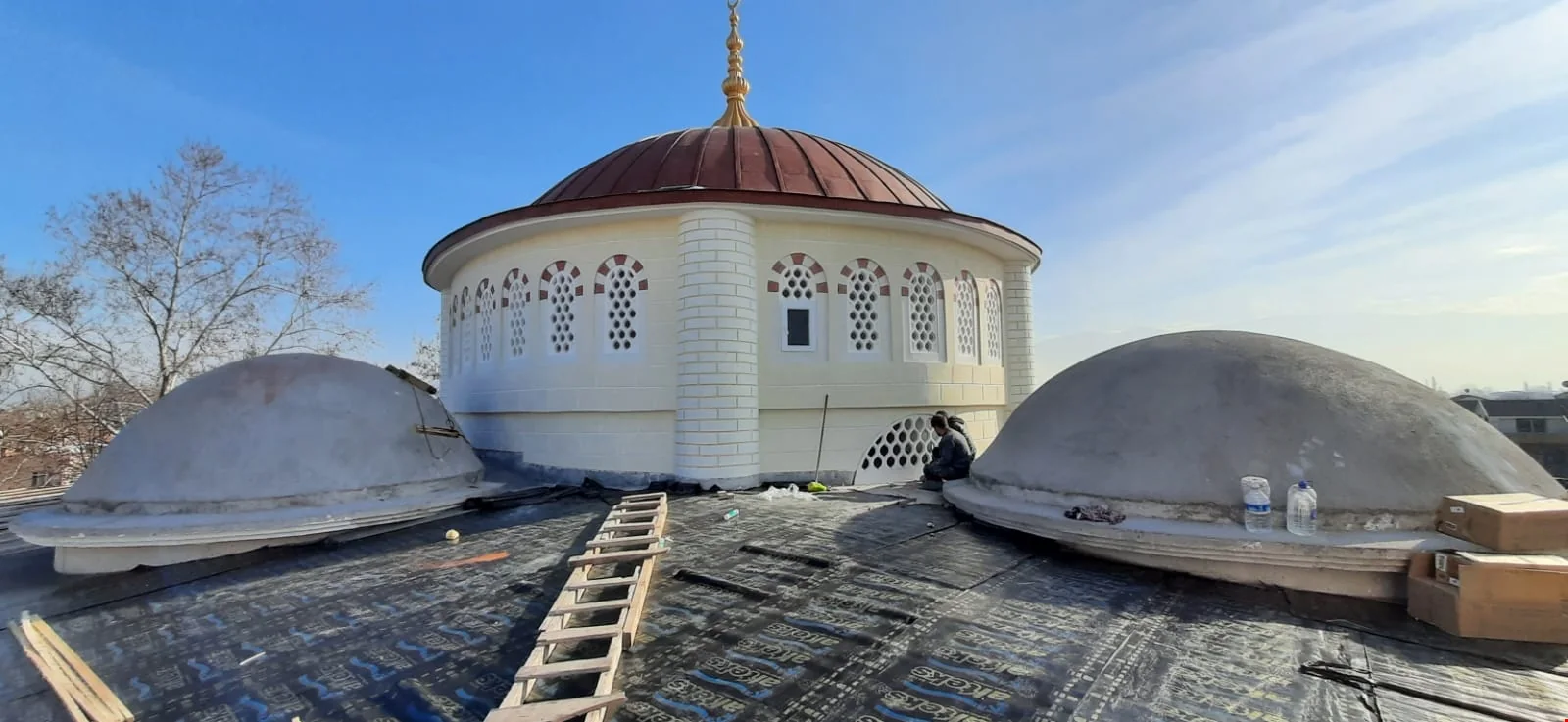 Cami Beton Pencere 55Ac uygulaması